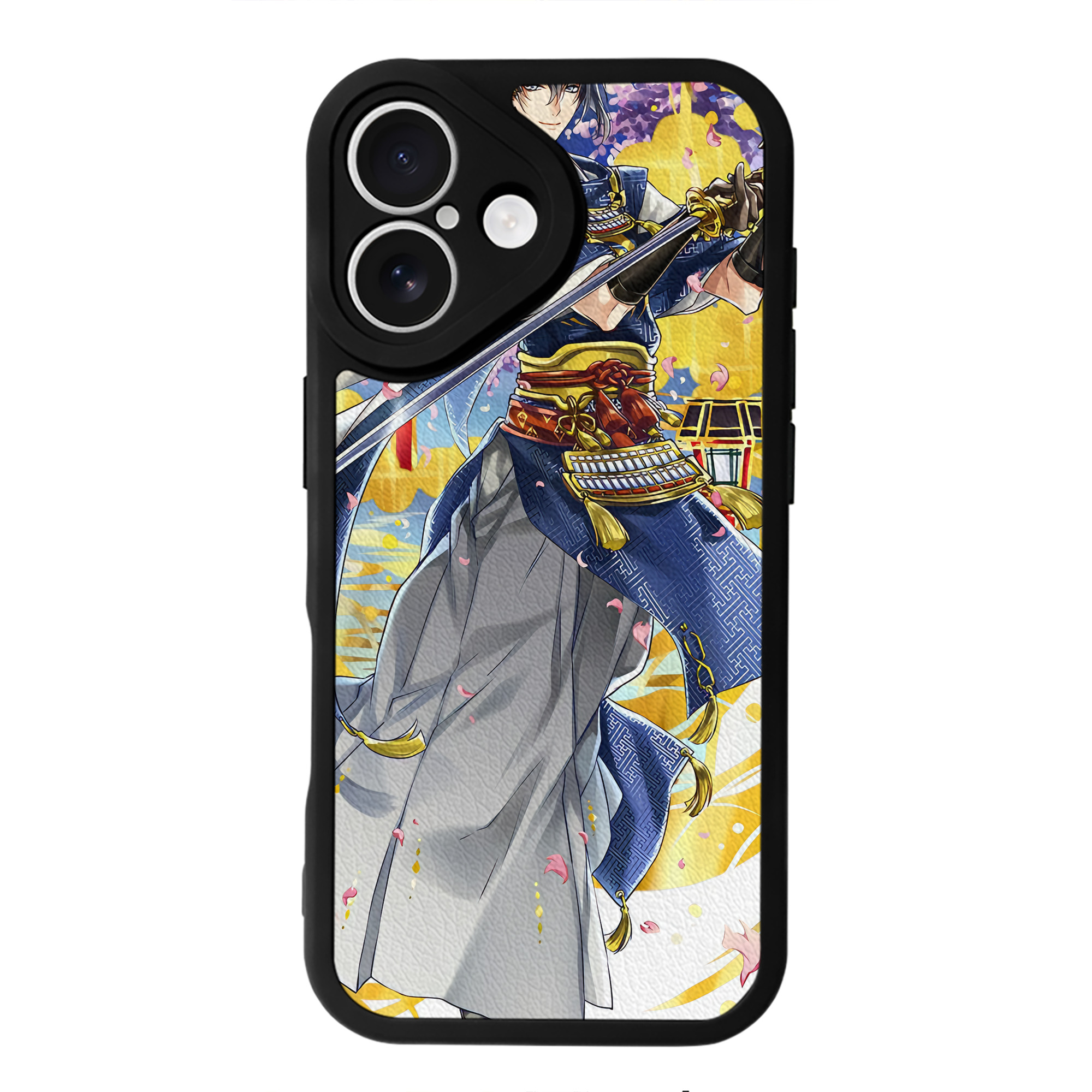 （画像用） 刀剣乱舞 Touken Ranbu 【iPhone 16シリーズ対応】シリコンスマホケース（レザー調） 材質：シリコン
